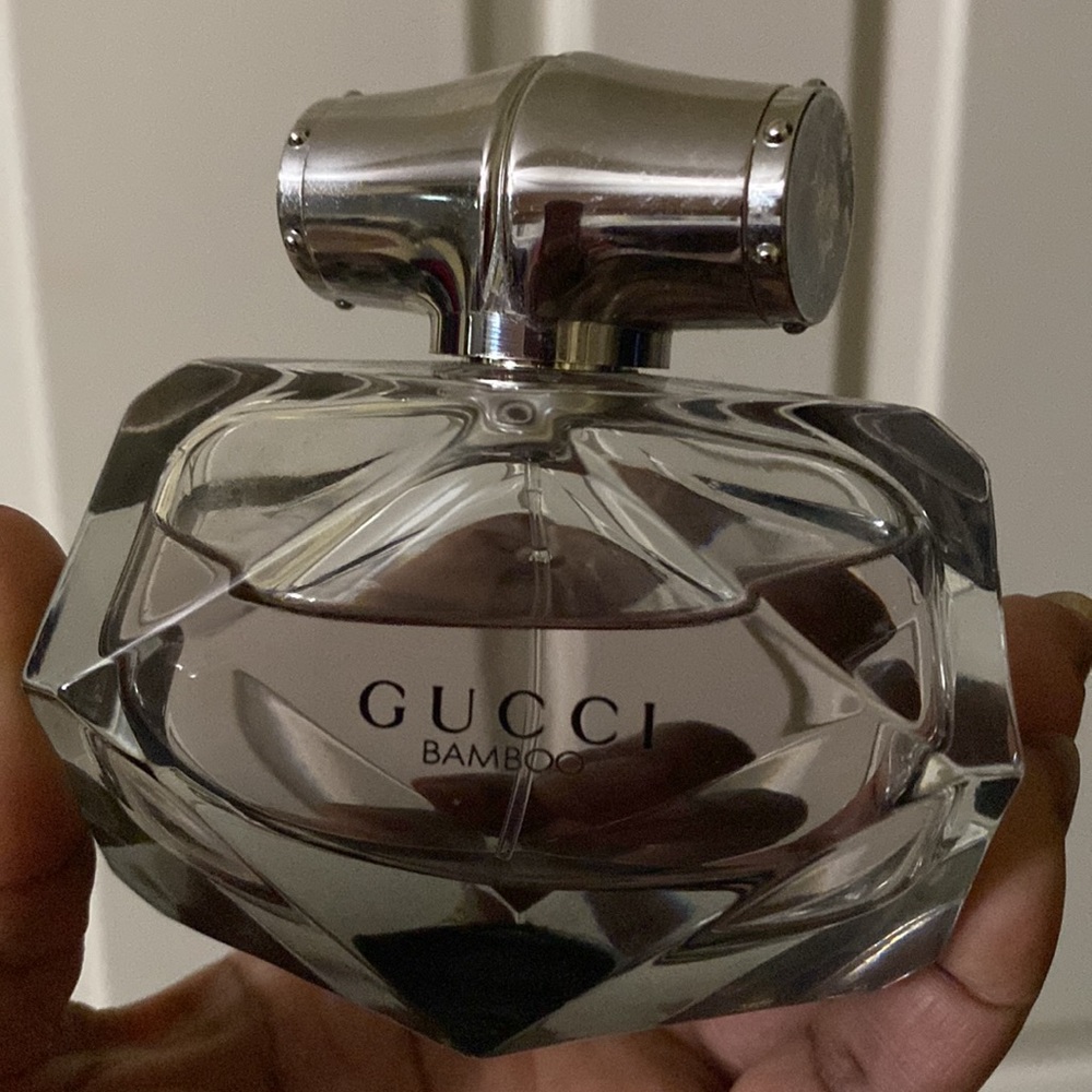 Final price. Genuine GUCCI Bamboo parfum 2.5Fl bottle. 1/3 used. See pic